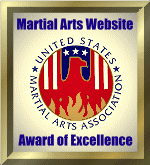 Gold USMA Martial Arts Website Excellence Award